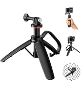 SMALLRIG Portable Action Camera Tripod in Carabiner Shape, 6.5-13.6in Extendable Selfie Stick, Mi...