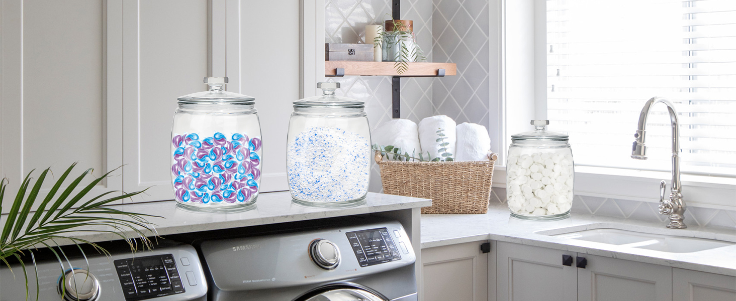 large size glass jar