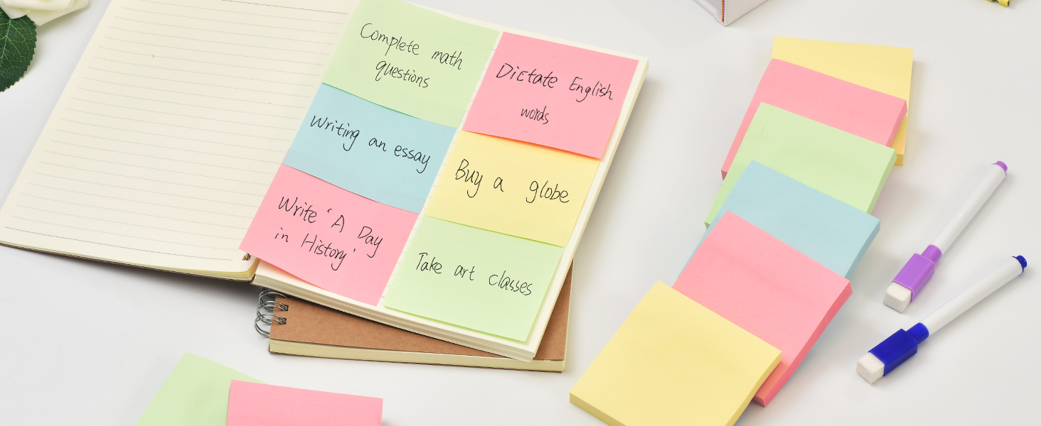 sticky notes