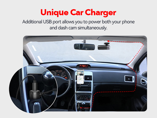 front and rear dual dash camera