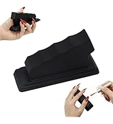 Raisetip Ergonomic Nail Polish Finger Holders - Soft Silicone Manicure Stand with Non-Slip Base, ...