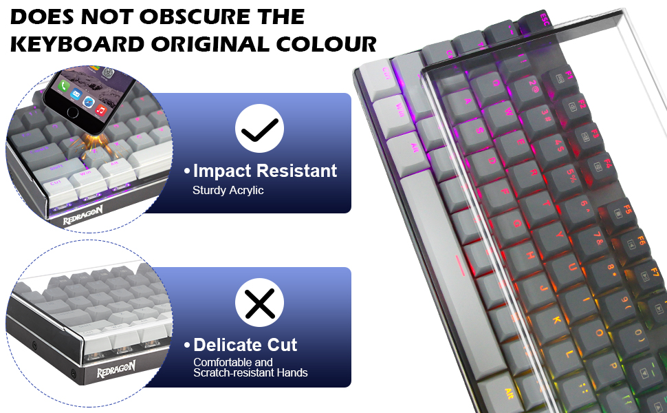 Keyboard Cover for 104 Keys Keyboard