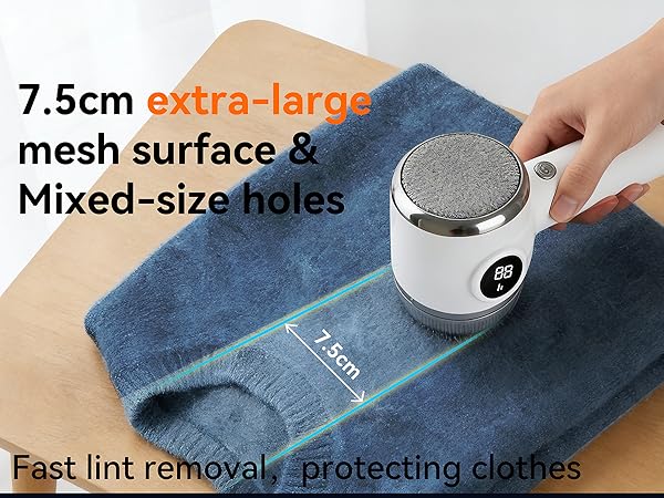 7.5cm extra-large mesh surface &amp;amp; Mixed-size holes