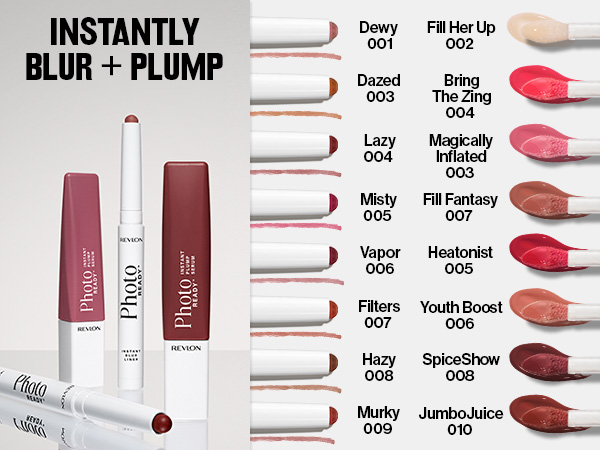 Photoready instant blur liner + plump serum gloss
