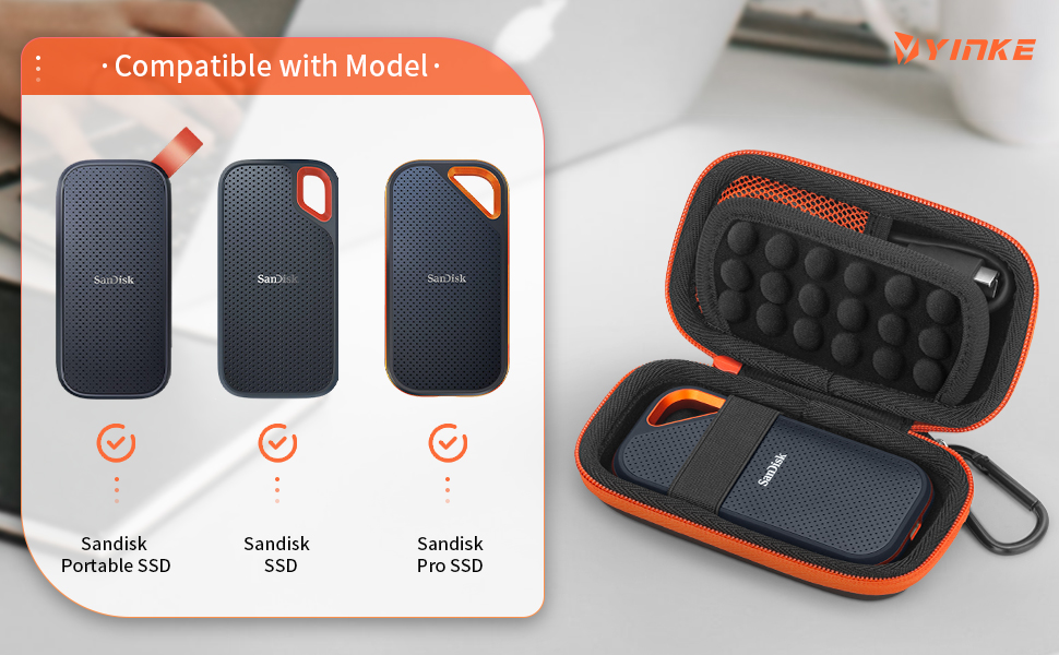 Case for Sandisk/ Sandisk PRO SSD Models