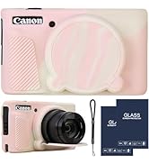 SZHSYJY Camera Case for Canon PowerShot SX740/ SX730 Digital Camera,SX740 HS Case, Soft Silicone ...