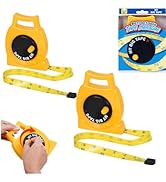 2Pack Kids Measuring Tape Retractable Tape Measure with Inch&amp;Centimeter Kids Measuring,Ages 3+,Re...