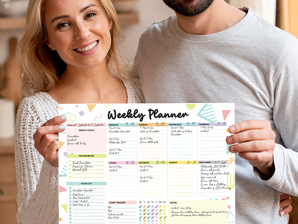 weekly to do list notepad