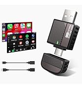 ByteWave Wireless Android Auto &amp; CarPlay Adapter 2-in-1 Converts Wired to Wireless 2025 Upgraded,...