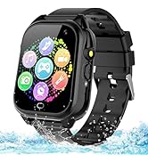 BEIARA Waterproof Kids Smart Watch for 3-12 Years Old Boys Girls Toys with 26 Game Video Camera P...