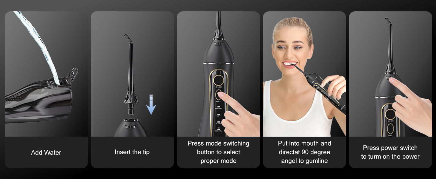 water dental flosser