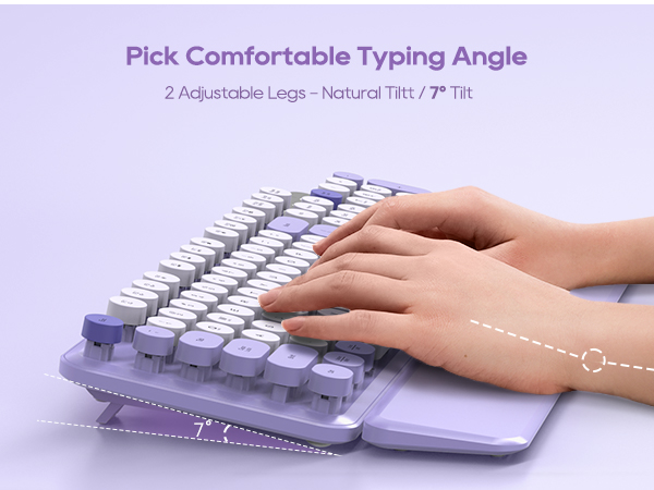 Adjustable Tilt Legs, Pick a comfortable angle and position