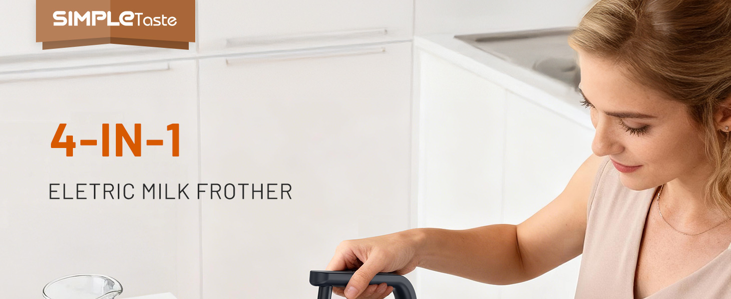 SIMPLETASTE 4-in-1 Milk Frother