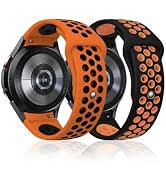 2 Pack No Gap Bands Compatible with Samsung Galaxy Watch 7 6 5 4 FE Band 40mm 44mm/Galaxy Watch 6...