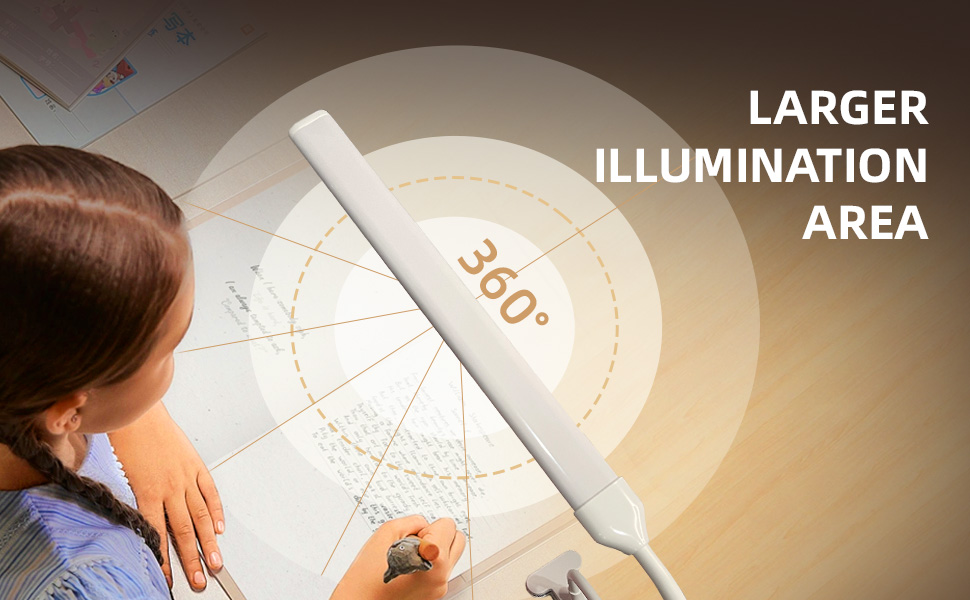 LARGER ILLUMINATION AREA