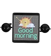 Car LED Sign, Auto LED Display Screen Interactive Bluetooth APP Controlled Sign with Mounting Bra...