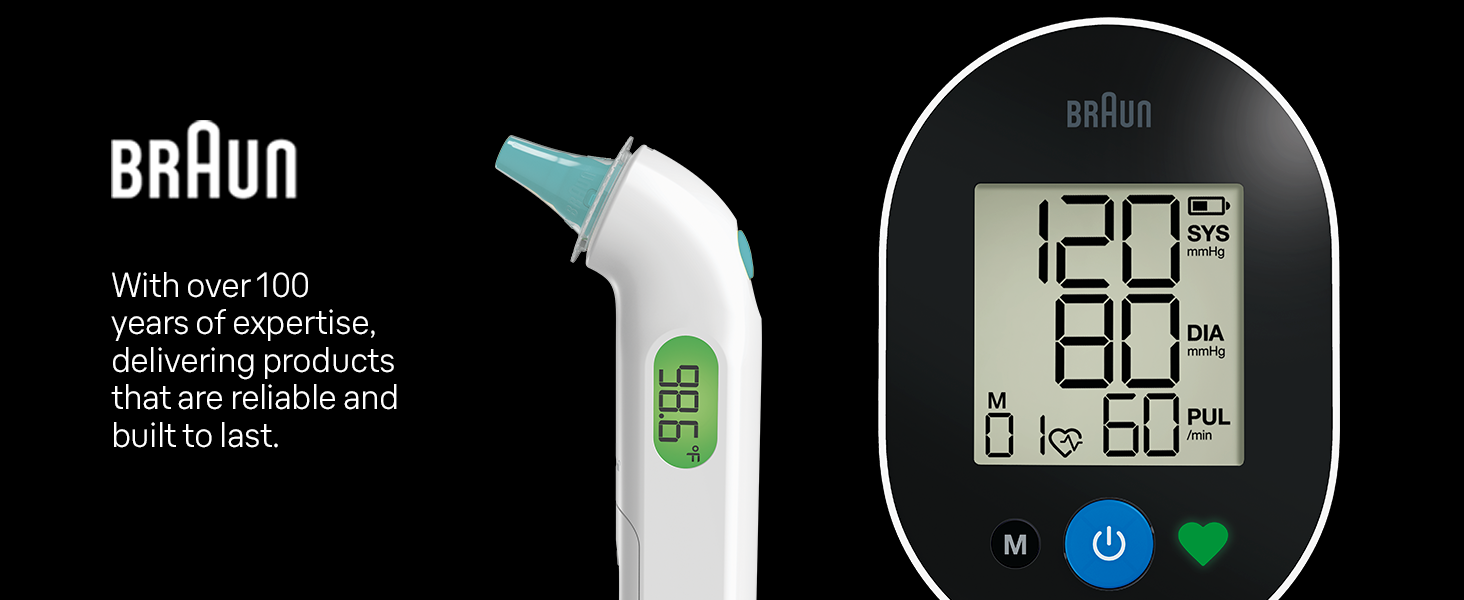 Braun at home diagnostic devices, reliable products, built to last