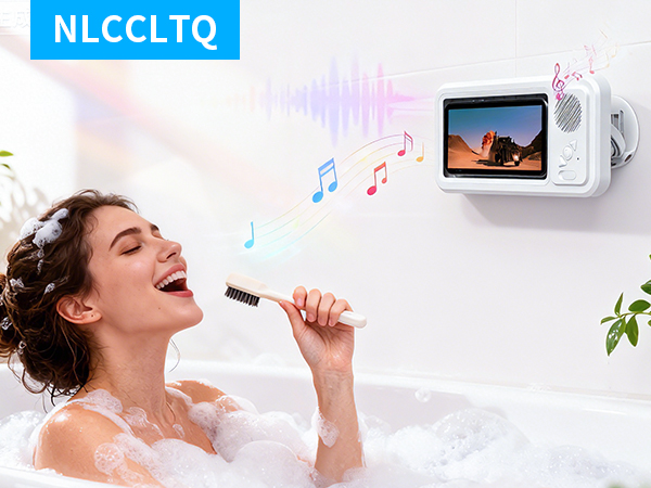 shower phone holder