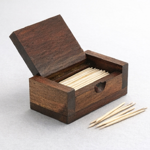 Wooden Toothpick Holder