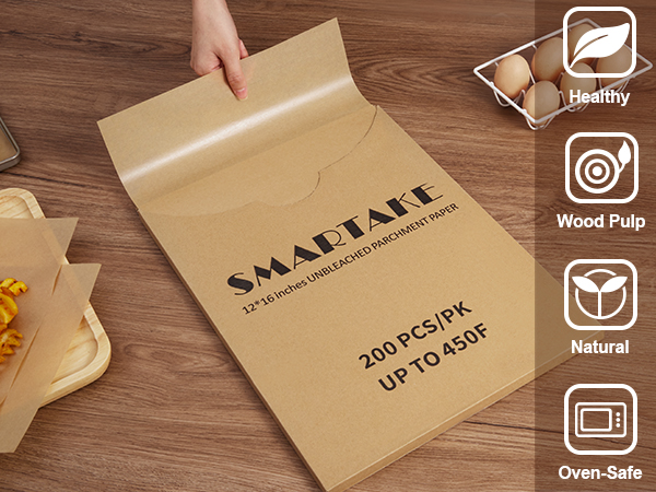 12x16 parchment paper baking sheets, 200pcs