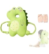 Baby Head Protector, Adjustable Baby Head Protection Backpack with Baby Knee Pads for Crawling, S...