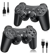 OKHAHA Controller for PS3 Controller Wireless for Sony Playstation 3 Controller, Double Shock 3, ...