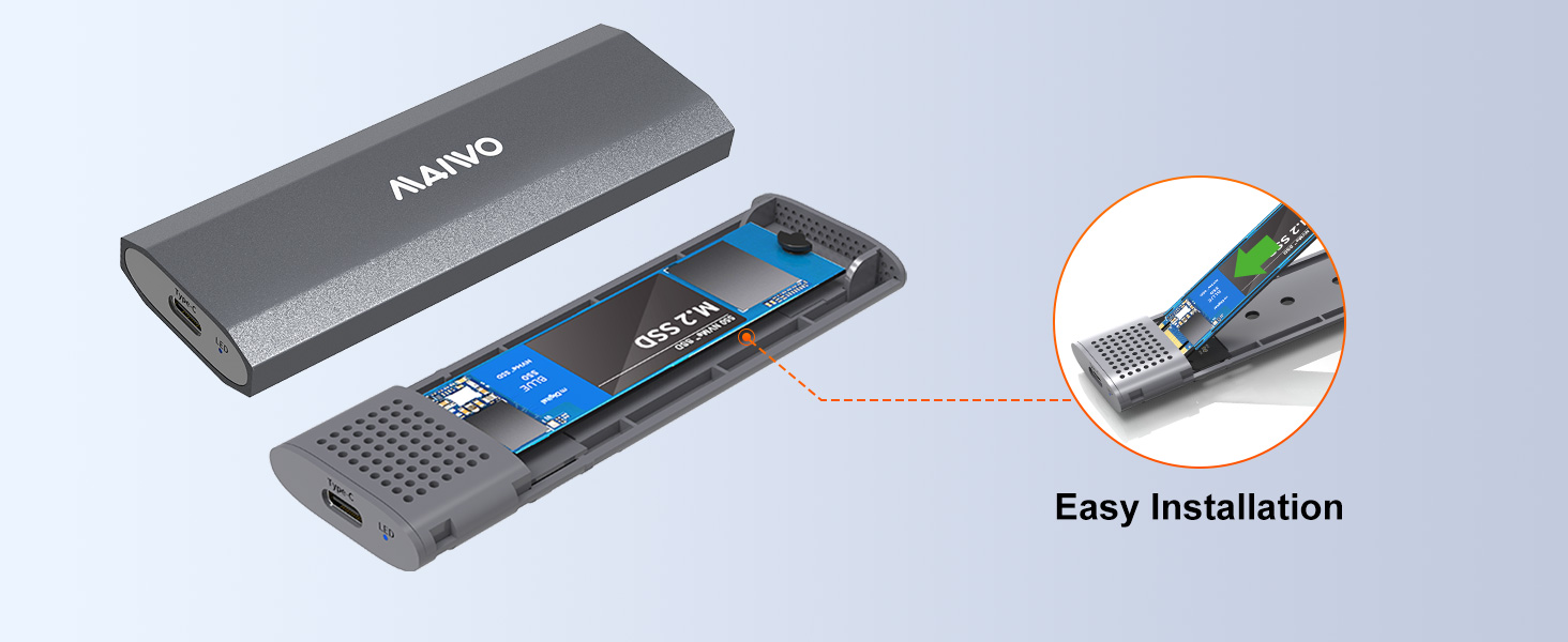 M.2 NVME SSD Enclosure