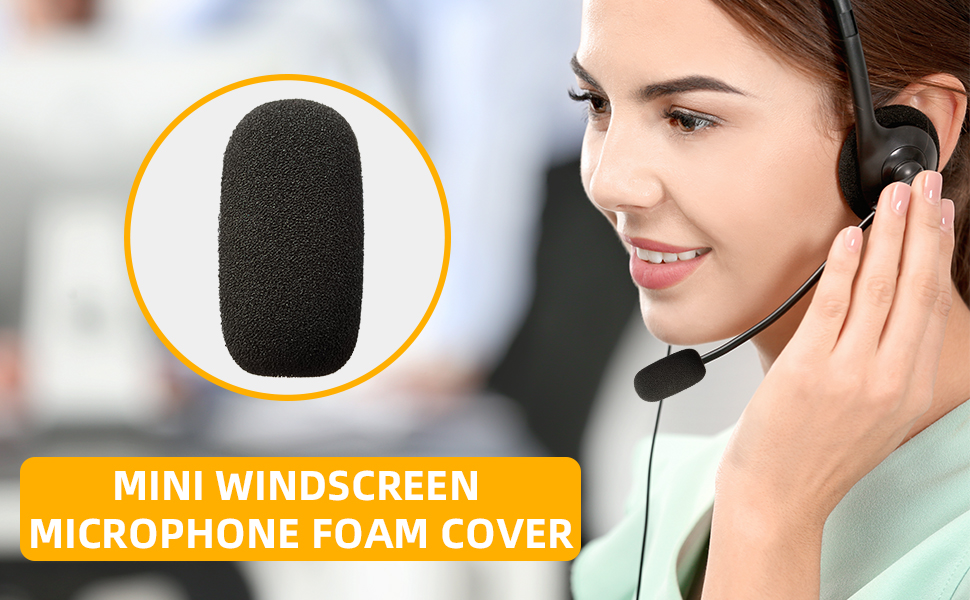 Mini Small Size Foam Windscreen