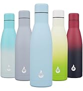 BJPKPK Insulated Water Bottle 17oz Stainless Steel Water Bottles Dishwasher Safe Metal Thermos Ke...