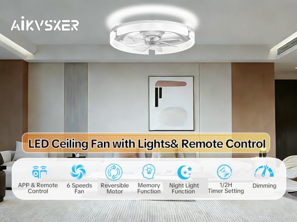 low profile ceiling fan with light