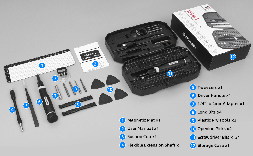 Small screwdriver set