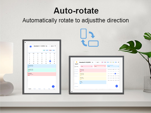 10.1 Inch Digital Calendar Digital Photo Frame Electronic Wall Calendar Chore Chart Wall Planner