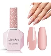MelodySusie Ultra Pigment Mauve Pink Gel Nail Polish,15ML Full Coverage Solid Color Gel,Soak Off ...