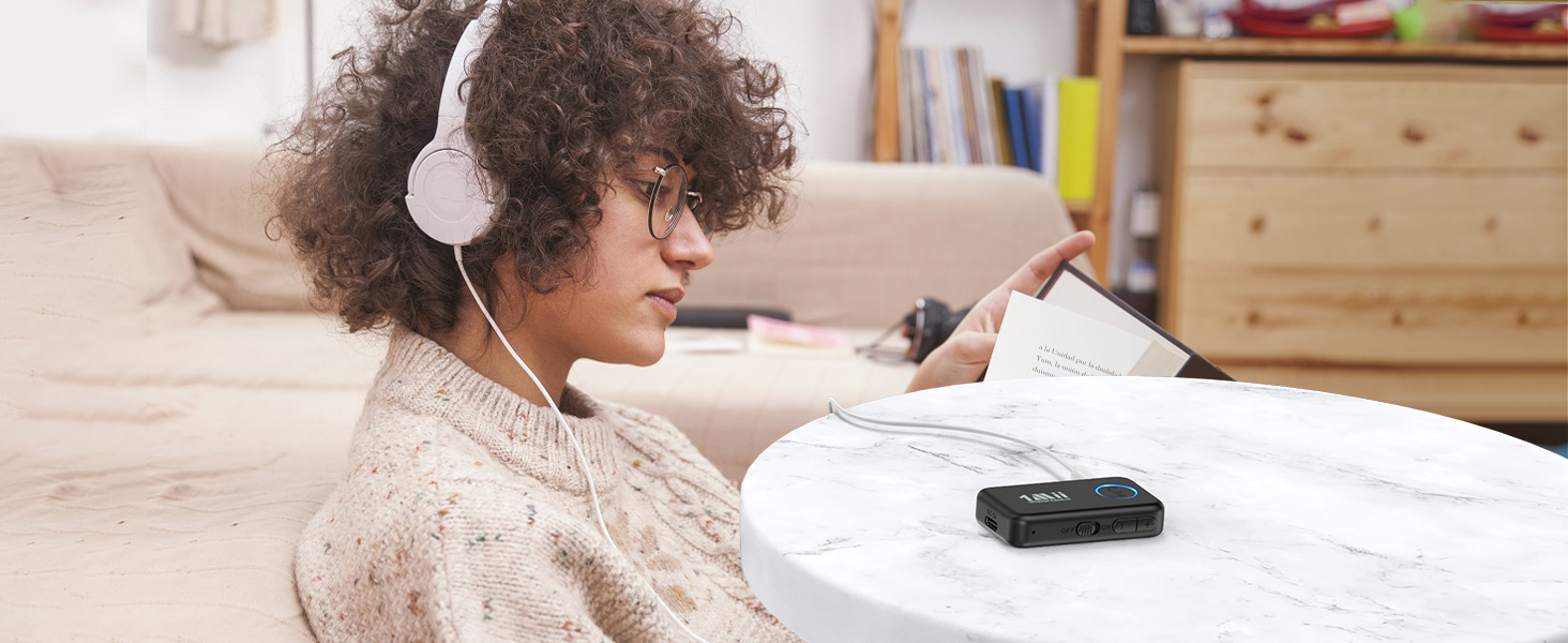 Bluetooth receiver for wired headphones