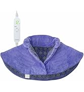 ZXU THSOBNHE Jade Stone Heating Pad for Neck and Shoulder, Heated Neck and Shoulder Wrap with 12 ...