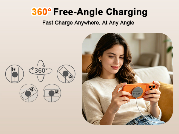 25w qi2.2 wireless charger fast charging iphone 17