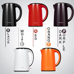 5 colors electric kettle