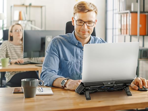 AICHESON 003 Laptop Cooling Pad 6 Fans