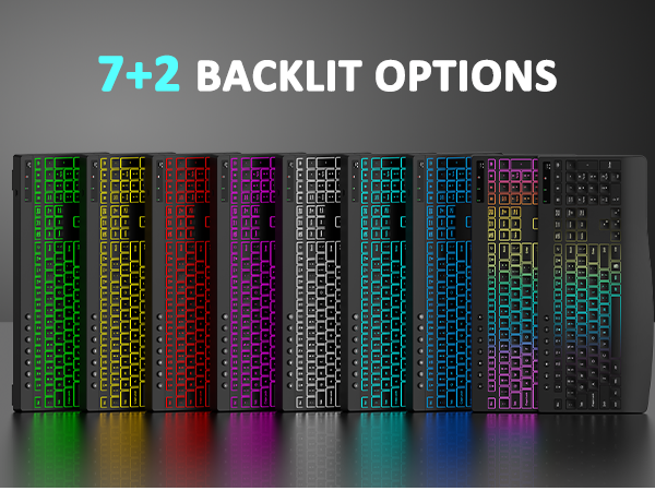 light up keyboard and mouse wireless