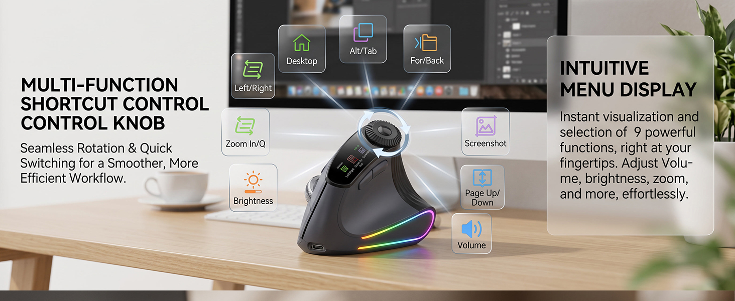 Ergonomic Wireless Mouse