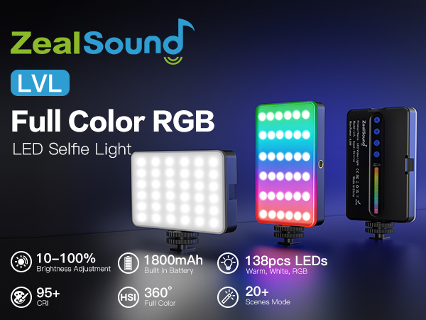 Zealsound RGB Selfie Light