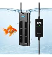 XPERTMATIC Premium 200W Aquarium Heater for 15–26 Gal Tanks, 65–93°F Adjustable, Submersible Fish...