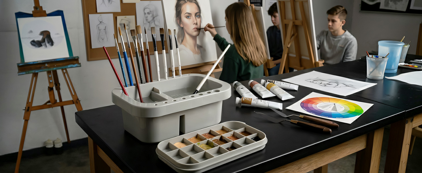 Paint Brush Storage Organizer