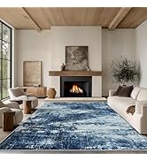 6x9 Area Rug Living Room Rugs - Washable Rug Large Modern Abstract Soft Thin Carpets Indoor Floor...