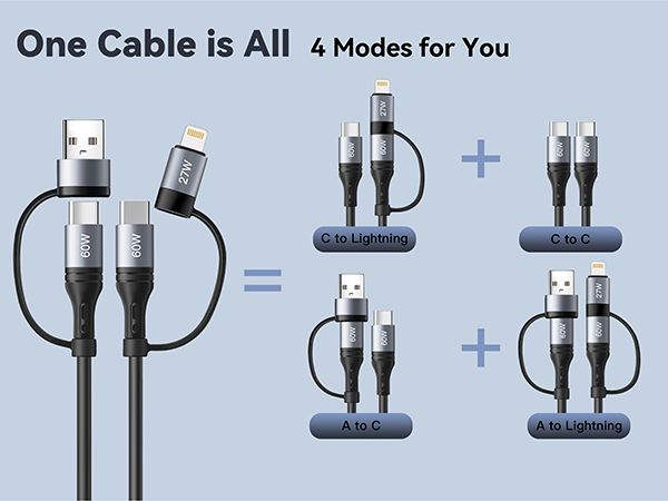 coiled lightning cable