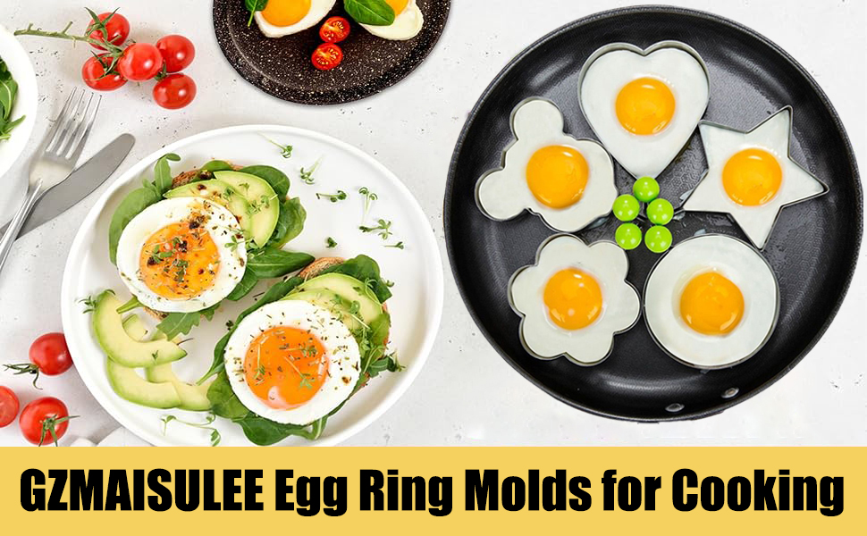 GZMAISULEE Fried Egg Rings Molds