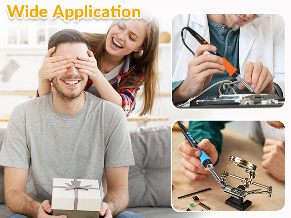 Soldering Iron Kit, 100W High Power Soldering Iron, Digital Display Temperature Control