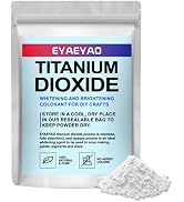 Titanium Dioxide, 8 Ounces TiO2 Pure Titanium Dioxide for Soap Making, Whitening Colorant for Cra...