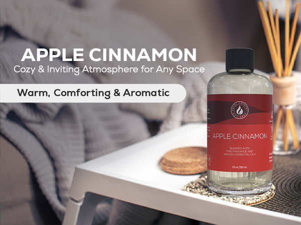 apple cinammon holiday scent christmas gift aromatherapy diffuser house decor reed diffuser
