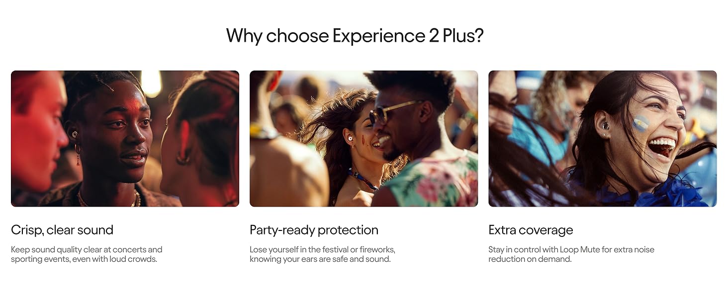 Loop Experience Plus Noise Reducing Earplugs
